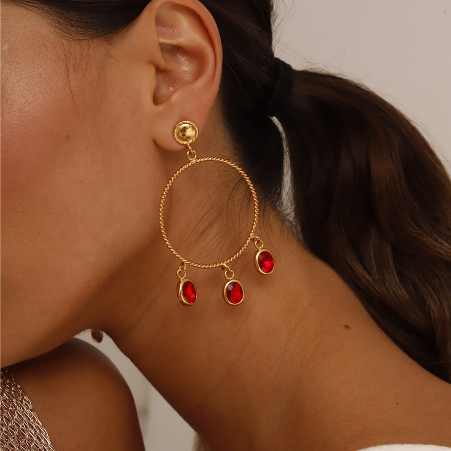Arete Sour Rojo